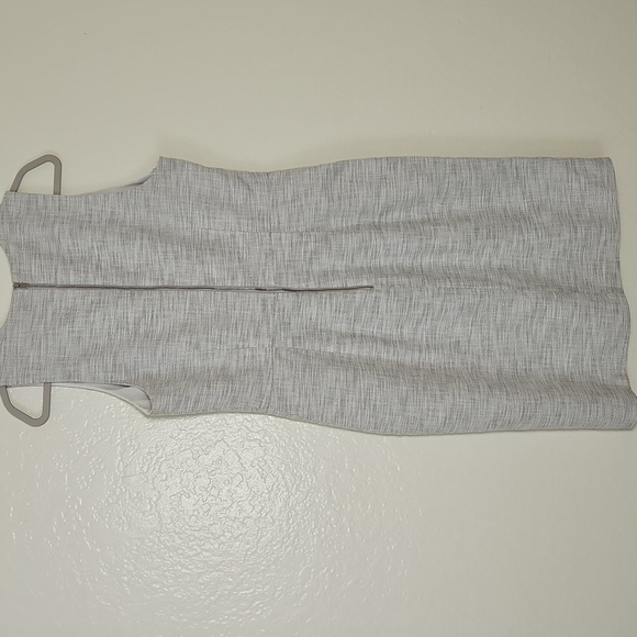 Banana Republic Light Gray V-Neck Mini Dress - Picture 4 of 4